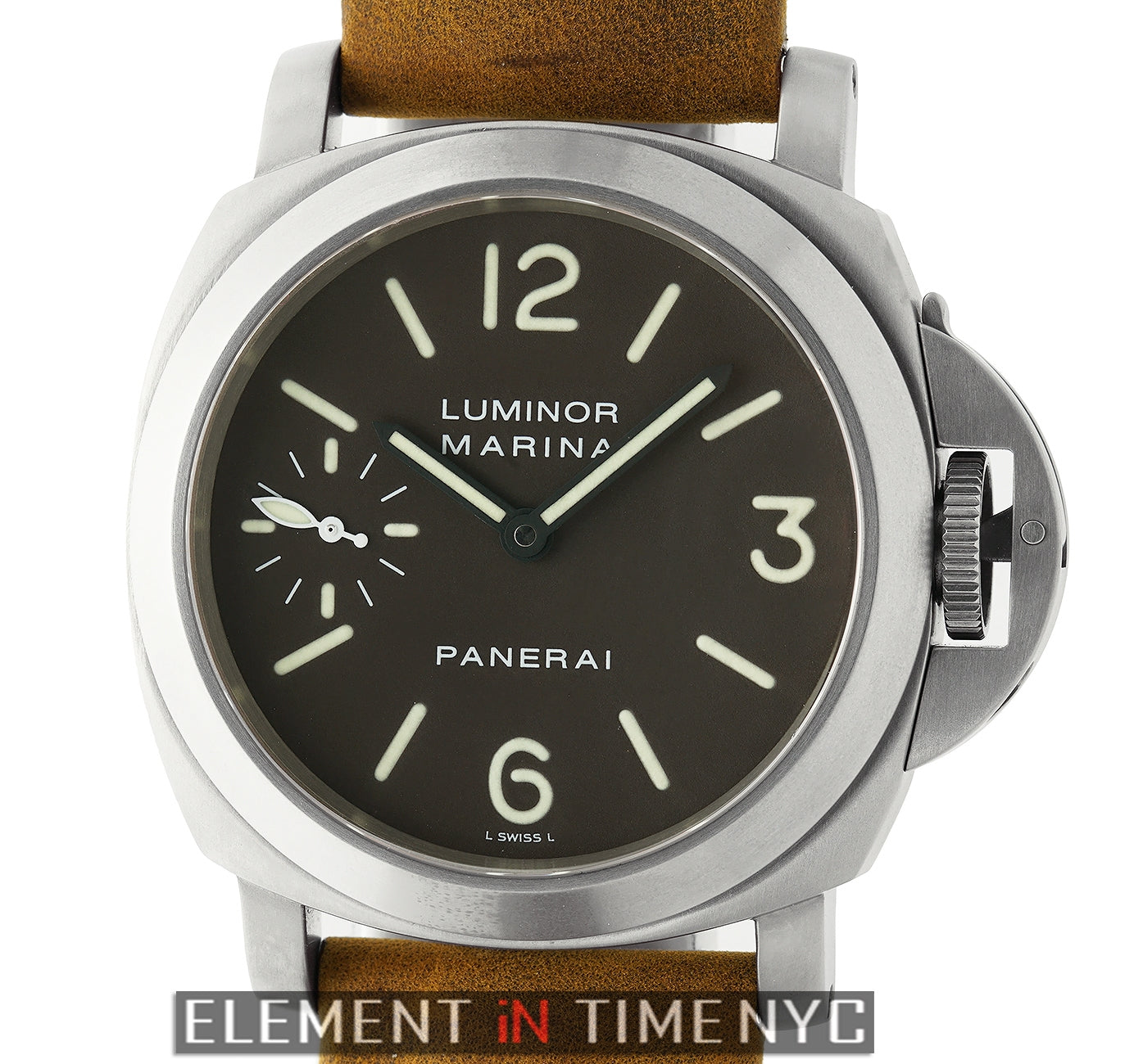 Officine Panerai 44mm Luminor Marina Titanium Tobacco Dial Manual