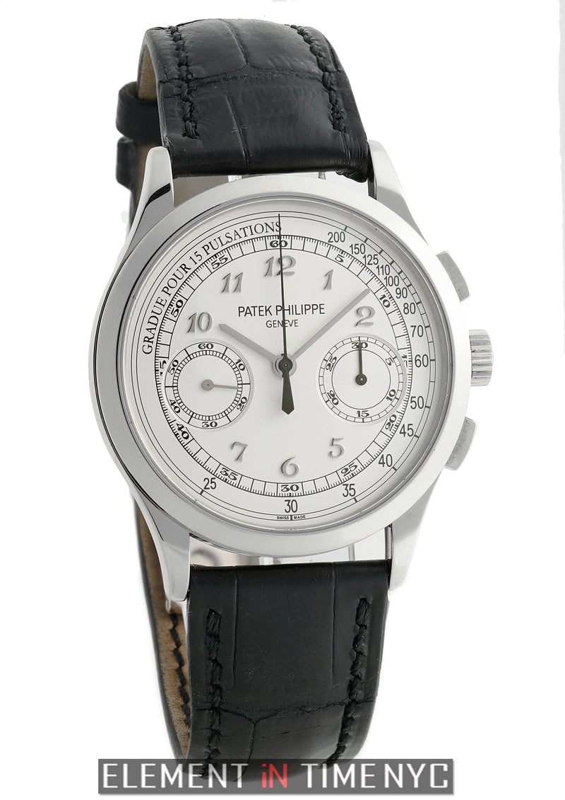 18k White Gold Pulsations Silver Dial 2013