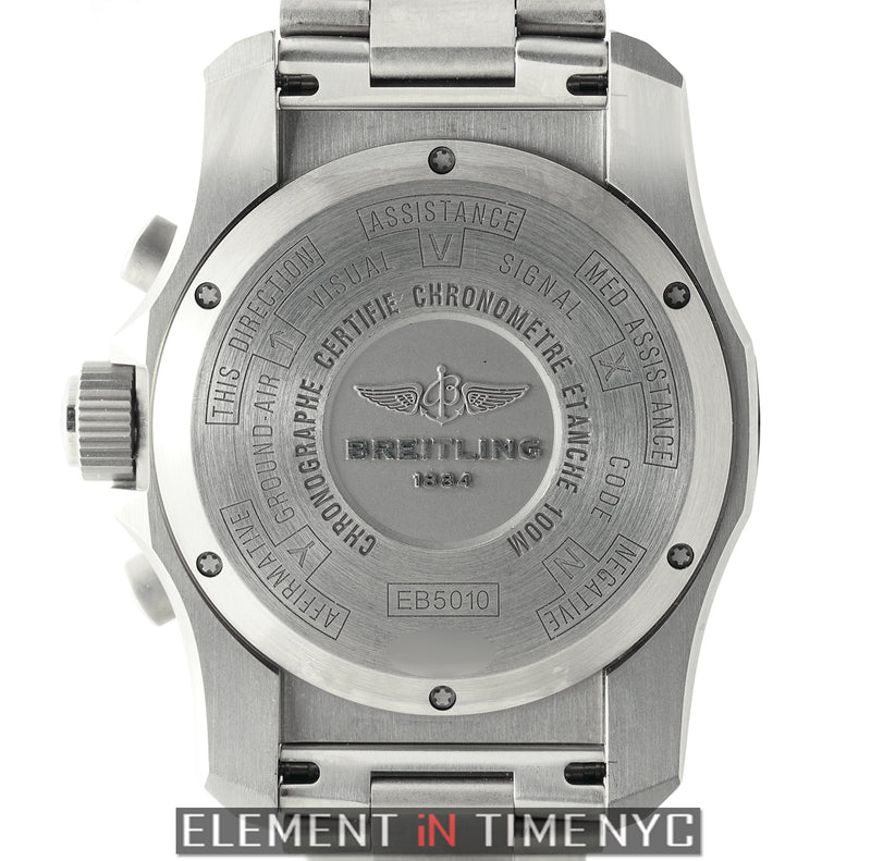 Breitling Chrono Avenger Titanium 44mm Black Dial On Bracelet E13360 –  Element iN Time NYC