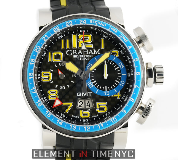 Stowe GMT Chronograph Steel 48mm Blue & Yellow LTD XXX/250