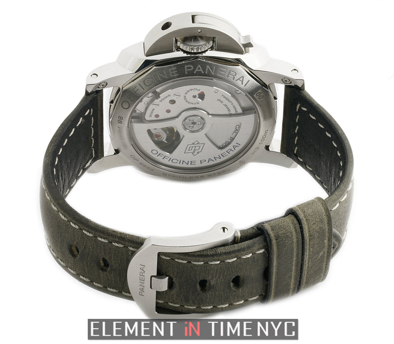 Vintage 1950 3 Days GMT Steel 42mm Waffle Dial Q Series