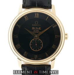 Co-Axial Small Seconds 18k Rose Gold 39mm Black Dial