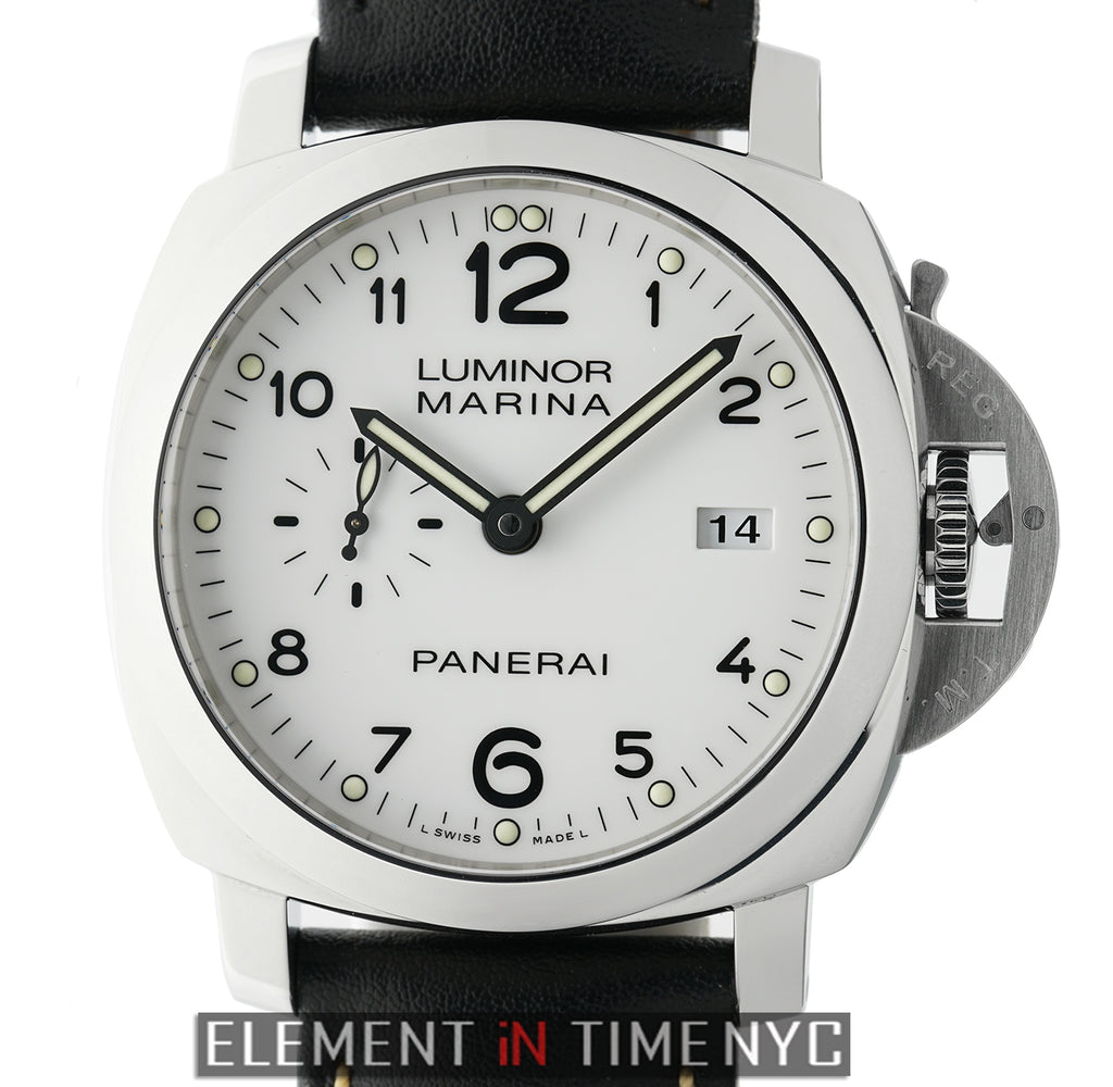 Panerai Luminor Marina 1950 3 Days Steel 44mm White Dial PAM 499 R