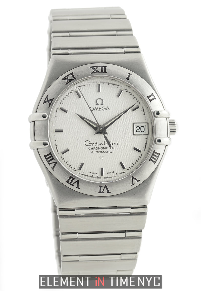 Stainless Steel 36mm Silver Index Dial Automatic