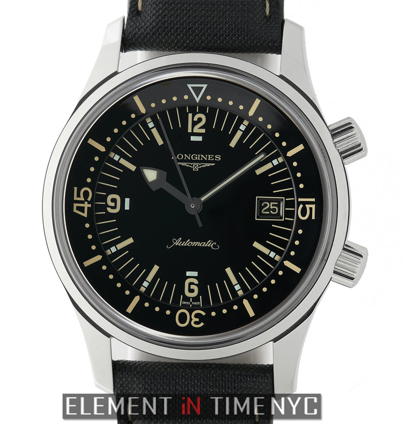 Legend Diver Stainless Steel 42mm Black Dial