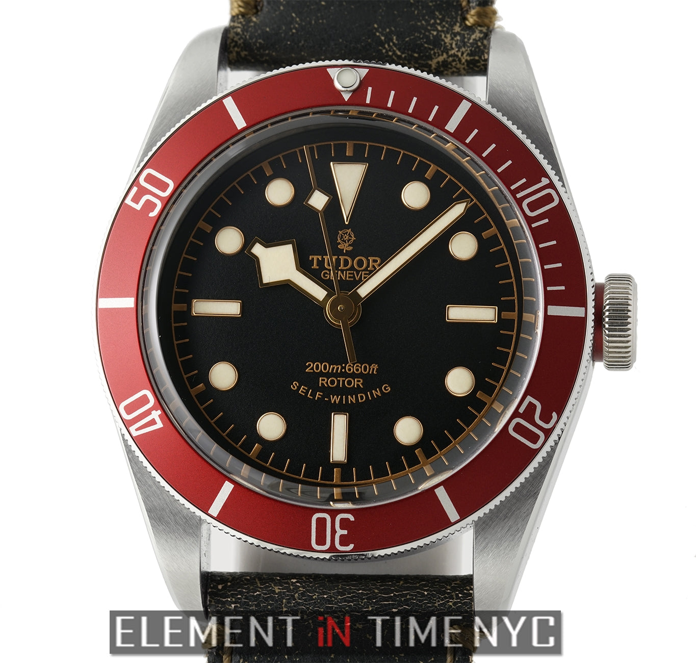 Tudor Heritage Black Bay Red Bezel Black 41mm ETA Movement 79220R – Element iN NYC