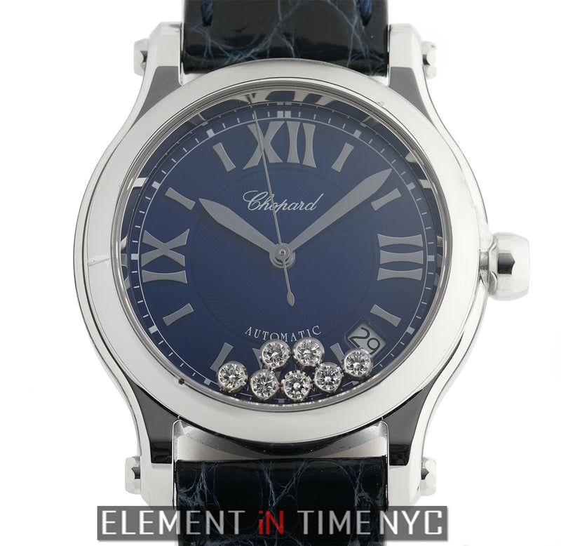 Medium 36mm Stainless Steel Blue Dial Automatic