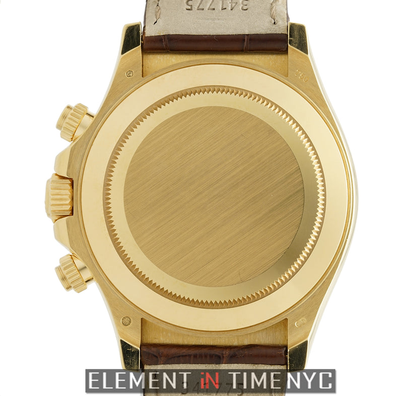 18k Yellow Gold On A Strap White Dial G Serial 2012