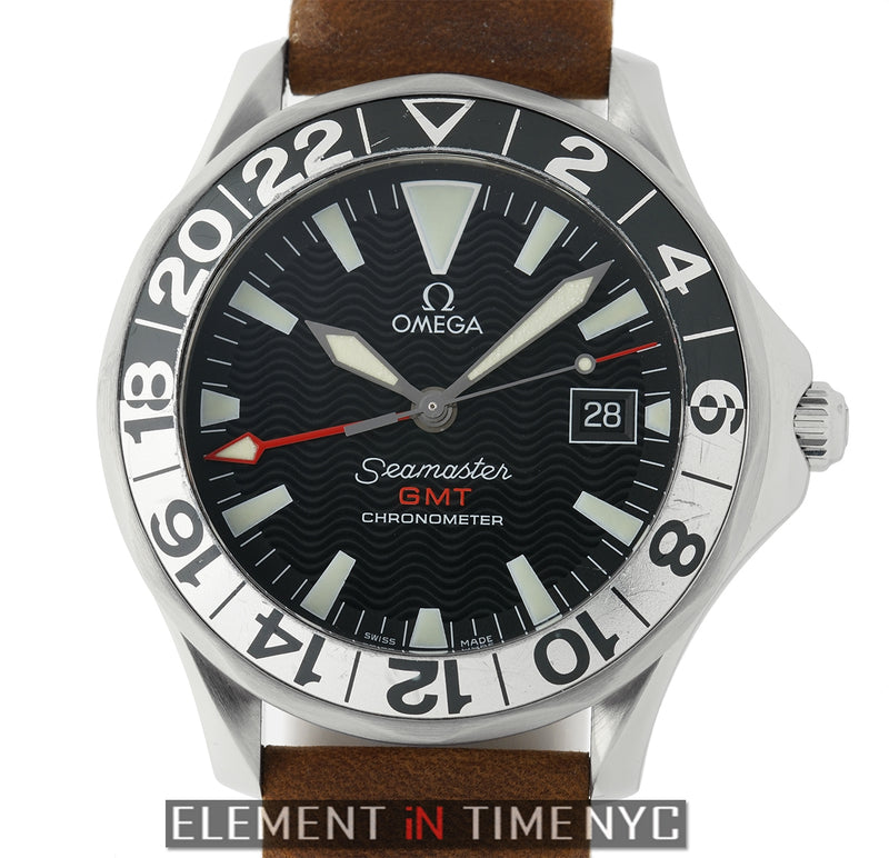 300 M GMT 50th Anniversary Stainless Steel Black Dial Circa 2000