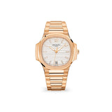 35mm 18k Rose Gold Silver Dial Self Winding
