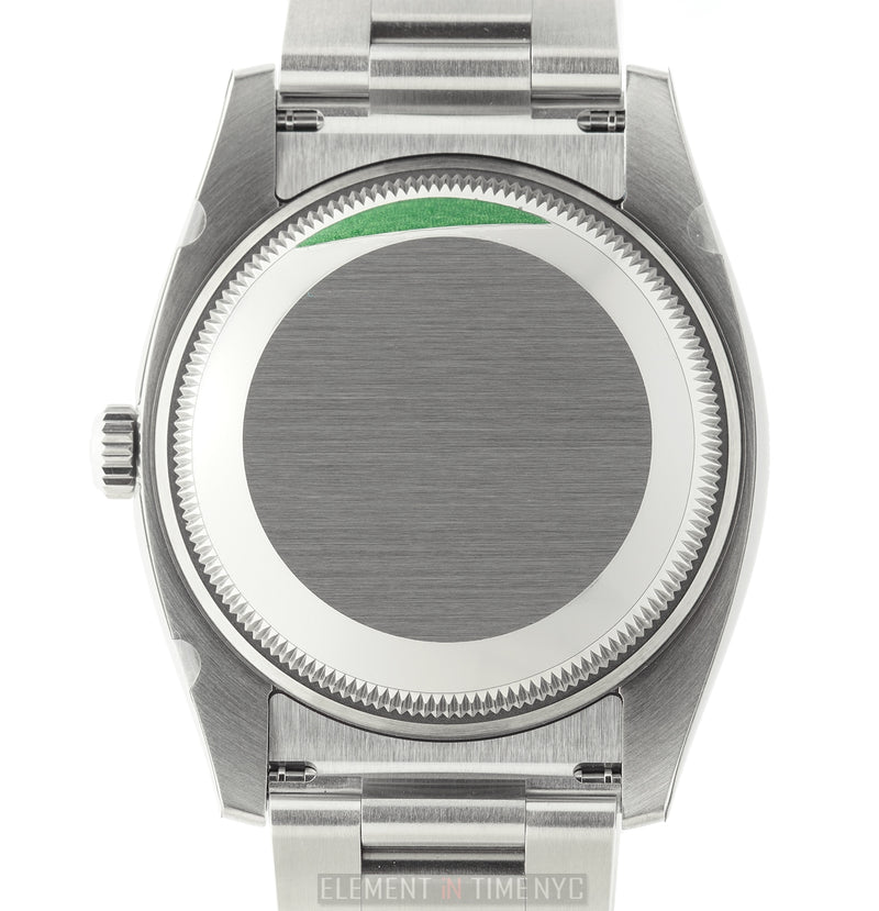34mm No-Date Stainless Steel White Dial