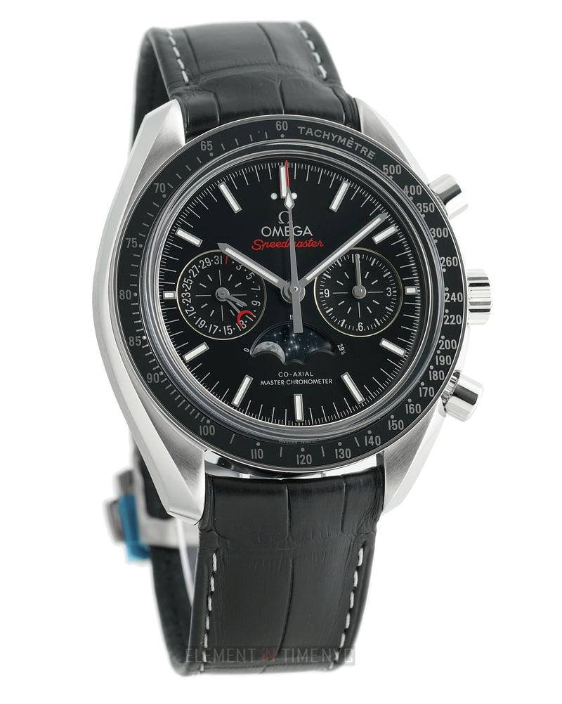 Moonwatch Co-Axial Master Chronometer Moonphase Black Dial