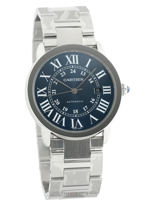 Stainless Steel Automatic Blue Dial 42mm