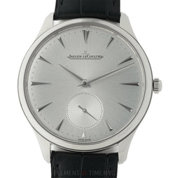 Ultra Thin Stainless Steel Silver Dial Open Back 39mm