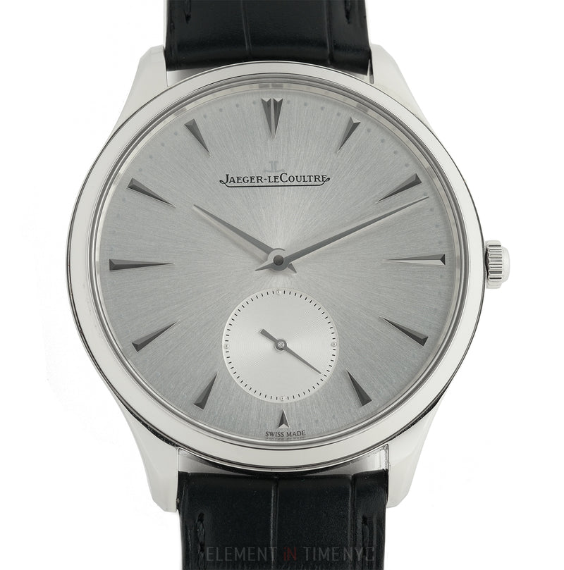 Ultra Thin Stainless Steel Silver Dial Open Back 39mm