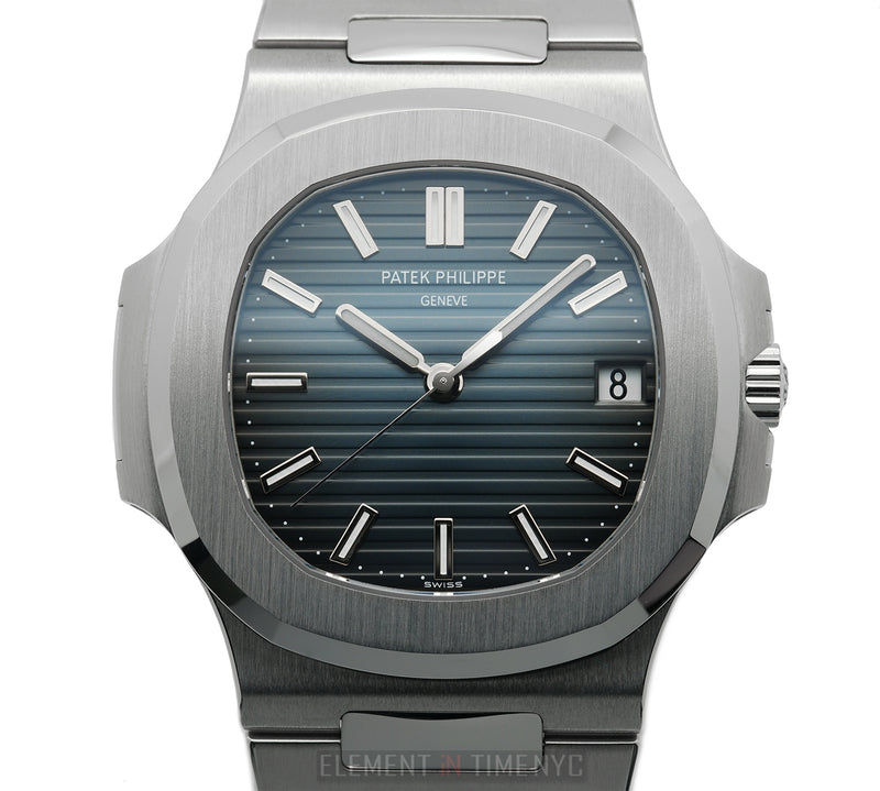 Patek Philippe Nautilus Steel Blue Dial Blue Dial 40mm 5711/1A-010 –  Element iN Time NYC