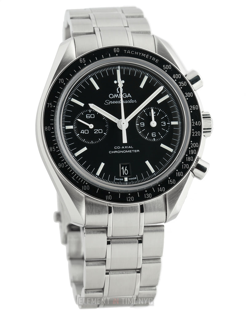 Moonwatch Chronograph Stainless Steel Black Dial 44mm