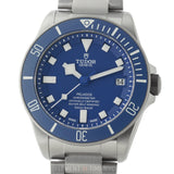 42mm Titanium and Steel Blue Dial
