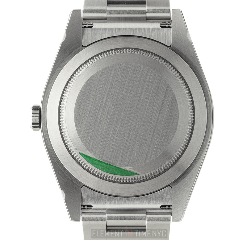 39mm No-Date Stainless Steel White Index Dial