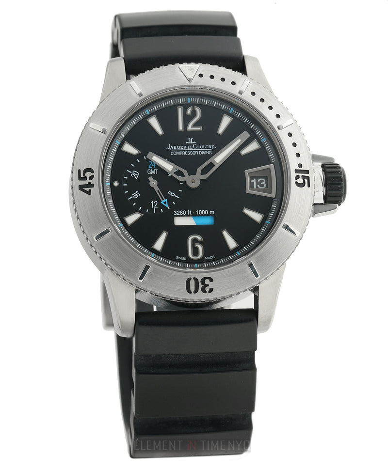 Diving GMT 44mm Titanium Black Dial Limited Edition On Rubber