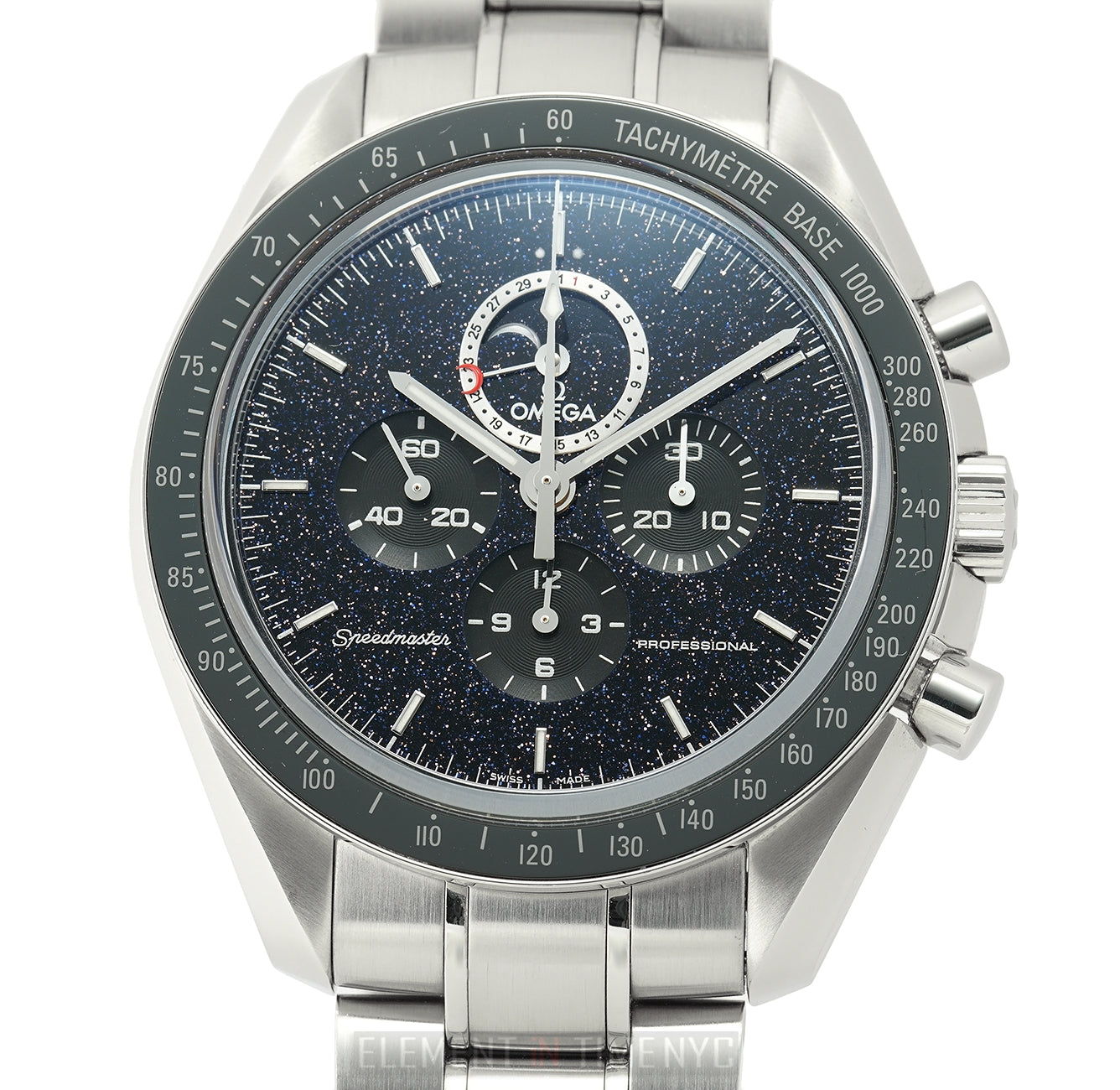 Omega speedmaster best sale moonphase aventurine