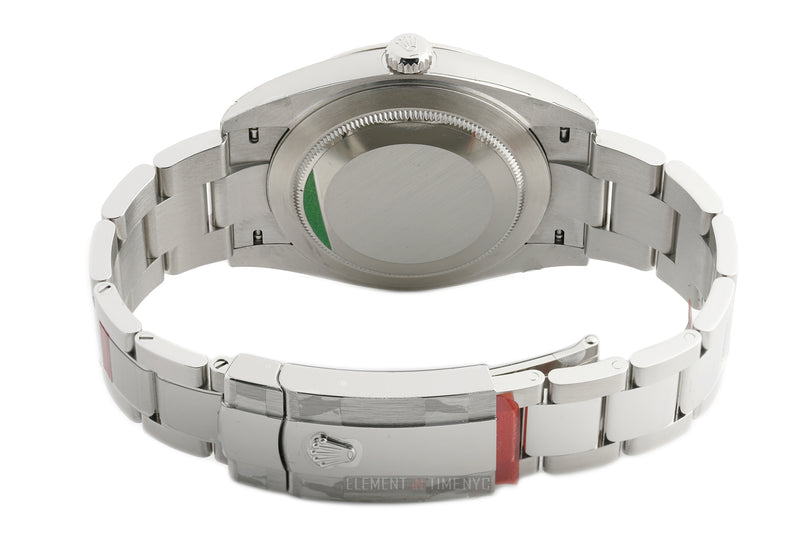 Steel 41mm White Index Dial Oyster Bracelet