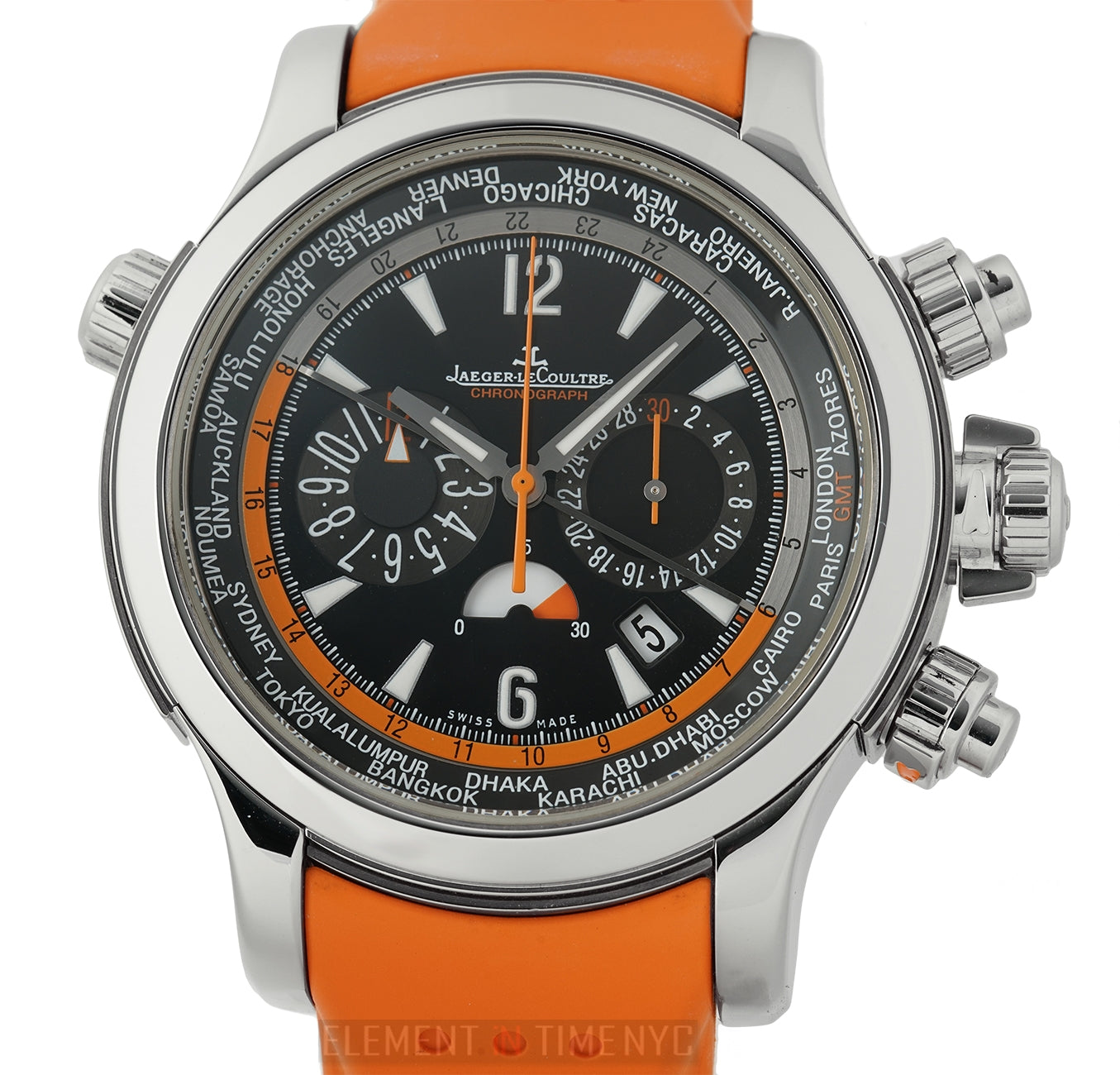 Jaeger LeCoultre Master Compressor Extreme World Chrono Orange