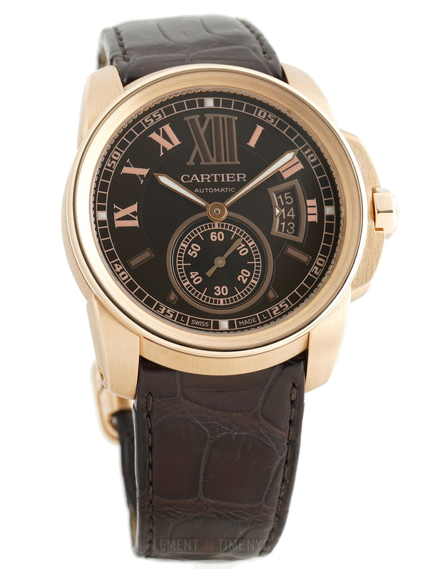 18k Rose Gold 42mm Chocolate Dial Automatic