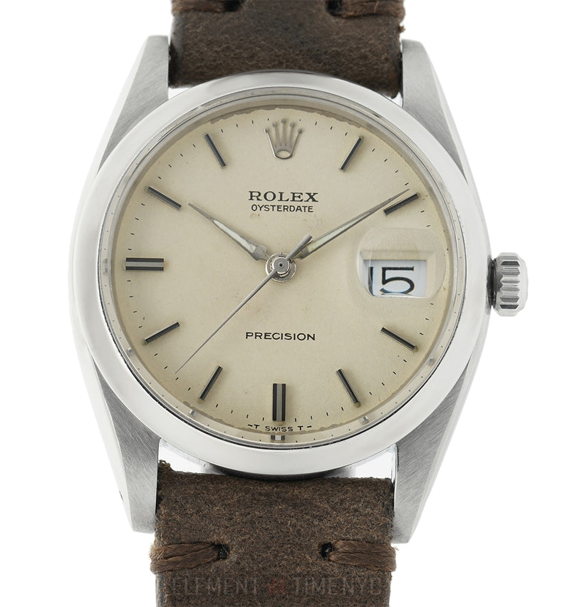 hæk Ejendommelige uklar Rolex Oyster Vintage OysterDate Precision 34mm Steel Ivory White Dial 6694  Circa 1960 – Element iN Time NYC