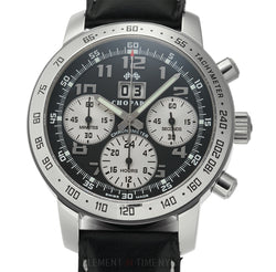 Jacky Ickx Limited Edition Chronograph XXX/1000 Steel 40mm Black Dial