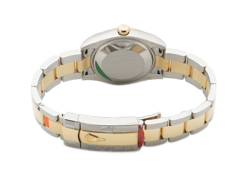 Steel And 18k Yellow Gold Smooth Bezel Oyster Bracelet 31mm