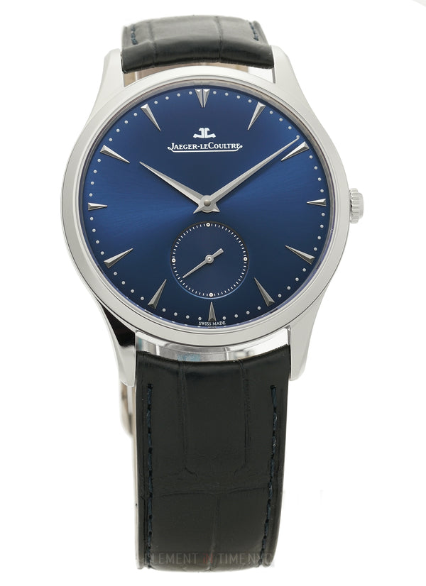 Master Ultra Thin Small Second Steel 40mm Azurite Blue Dial