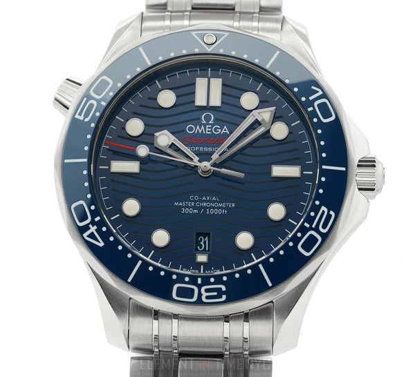 42mm Diver 300m Co-Axial Master Chronometer Steel Blue Dial