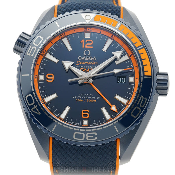 Omega Seamaster Planet Ocean 600m GMT Ceramic 46mm Big Blue Orange