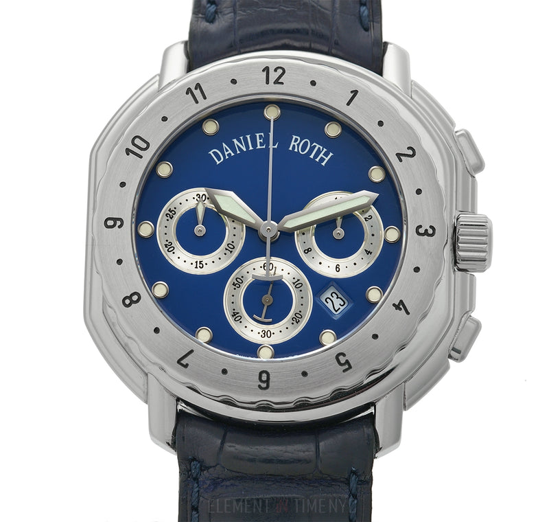 Chronograph Stainless Steel Blue Dial 40mm