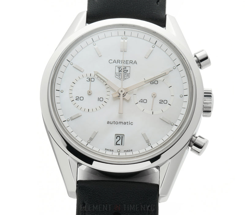 Chronograph Steel 38mm Mother Of Pearl Dial