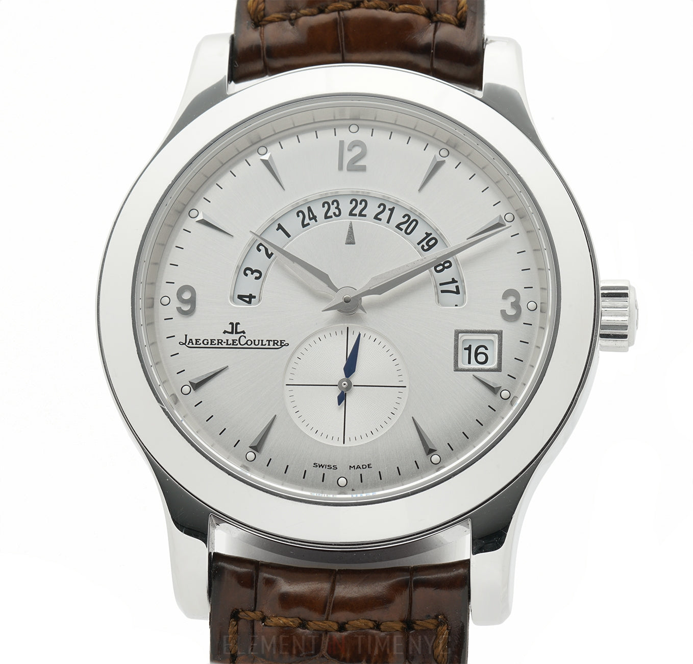 Jaeger LeCoultre Master Control GMT 41mm Steel Silver Dial