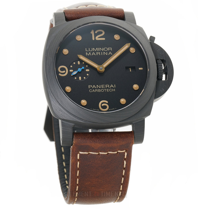 Panerai Luminor 1950 Marina Carbotech 44mm Black Dial PAM 661 S