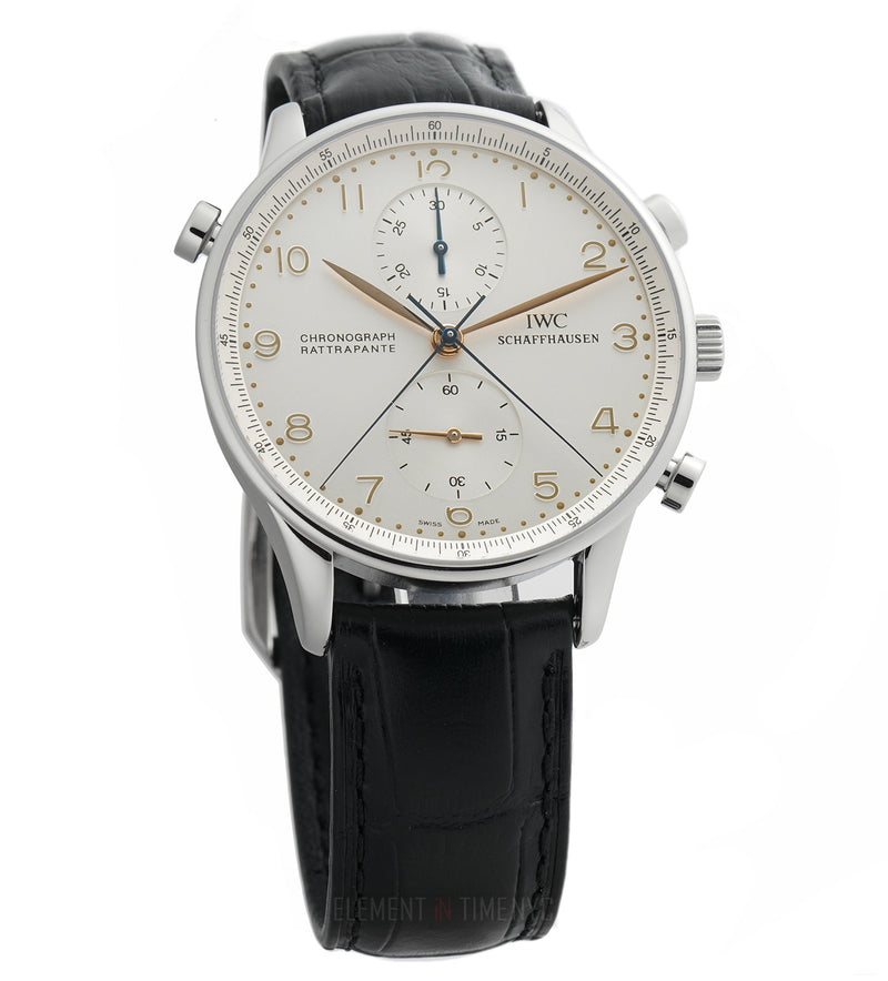 Split Second Rattrapante Chronograph Steel Silver Dial 41mm