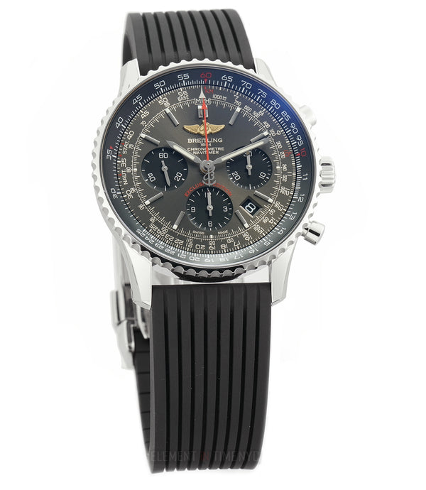 Navitimer 01 @9 Exclusive Edition Stratos Grey 43mm On Rubber Full Set 2018