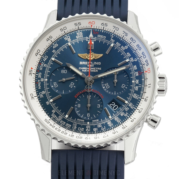 Breitling navitimer 01 blue edition hotsell