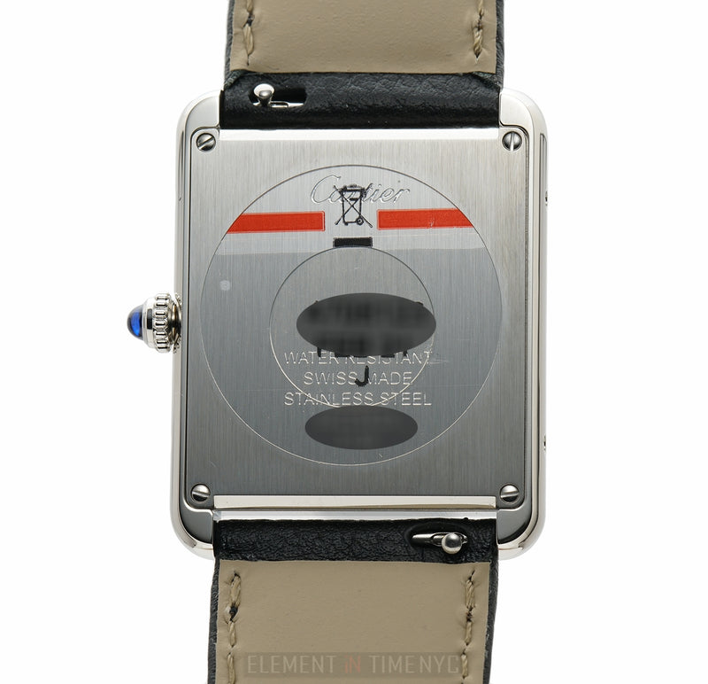 Cartier Tank Solo Watch Large Model, Quartz Movement, Steel
