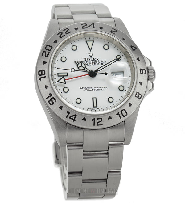 40mm White Dial F Serial With Papers 2004
