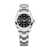 31mm No-Date Bright Black Dial