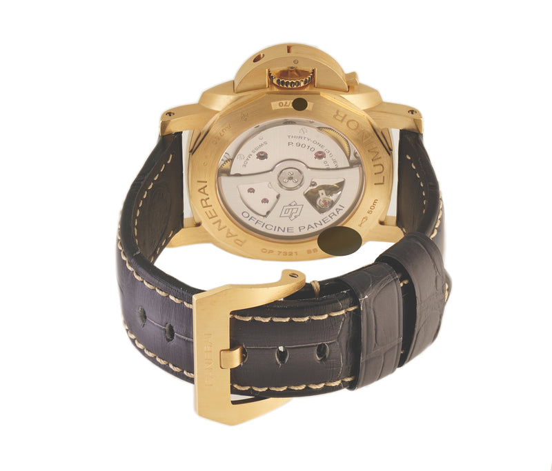 44mm Marina 18k Yellow Gold Black Sandwich Dial 0X Out Of 70