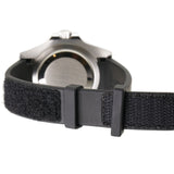 40mm Black Ceramic Bezel Black Dial Green Hand On Black Rubber B