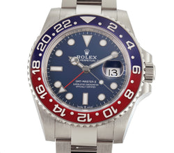 40mm Ceramic Pepsi Bezel 18k White Gold Blue Dial