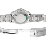 31mm Diamond Bezel Silver Diamond Dial Oyster Bracelet