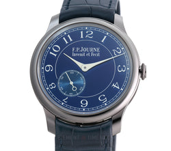 Chronometre Bleu Souveraine Tantalum 39mm Blue Dial