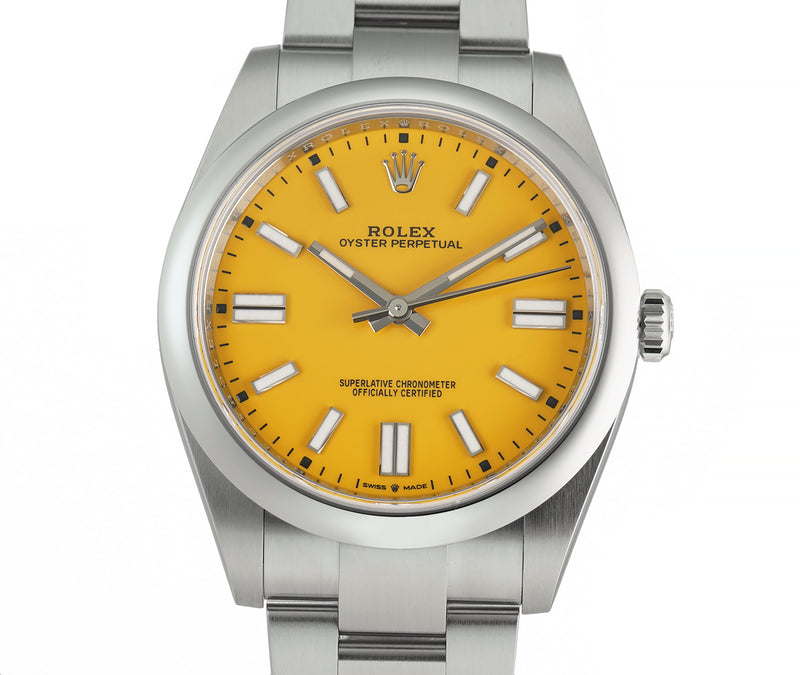 No-Date 41mm Yellow Dial